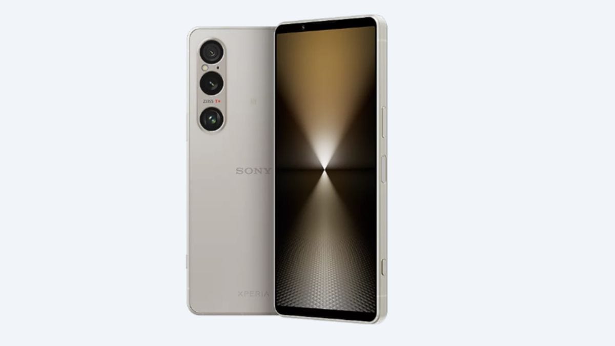 Sony Xperia 1 VII Live-Bild zeigt Front- und Rückseite des Designs