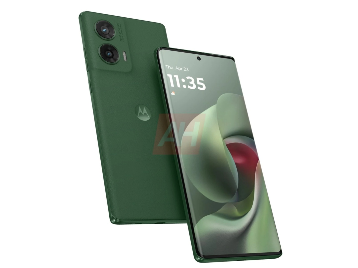 Moto G96 in Greener Pastures vegan leather variant